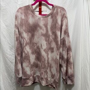 Gilli Pink Tie-Dye Sweater